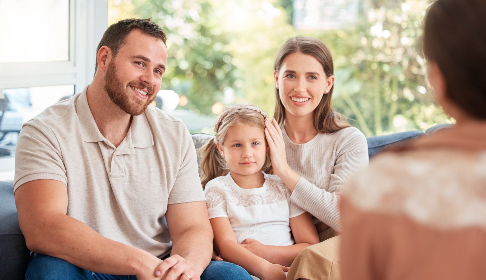 Family Couch Happy