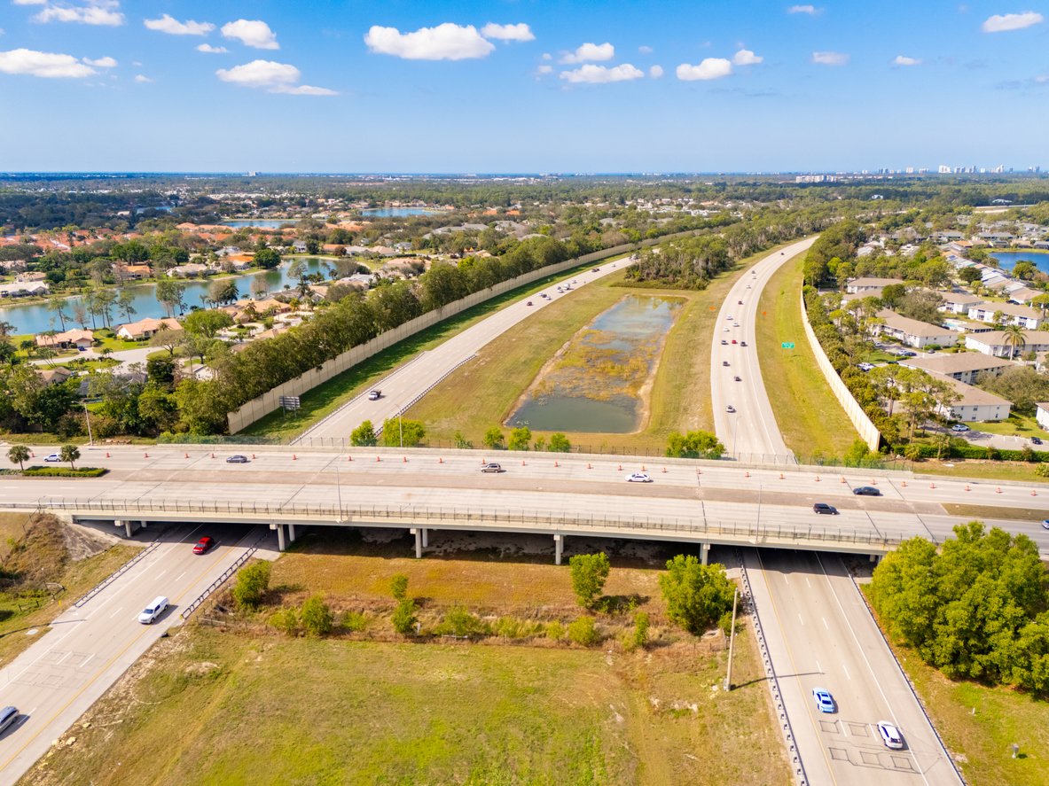 Highway Aerial View