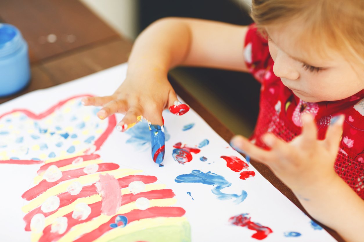Preschool Fingerpaint Indoor