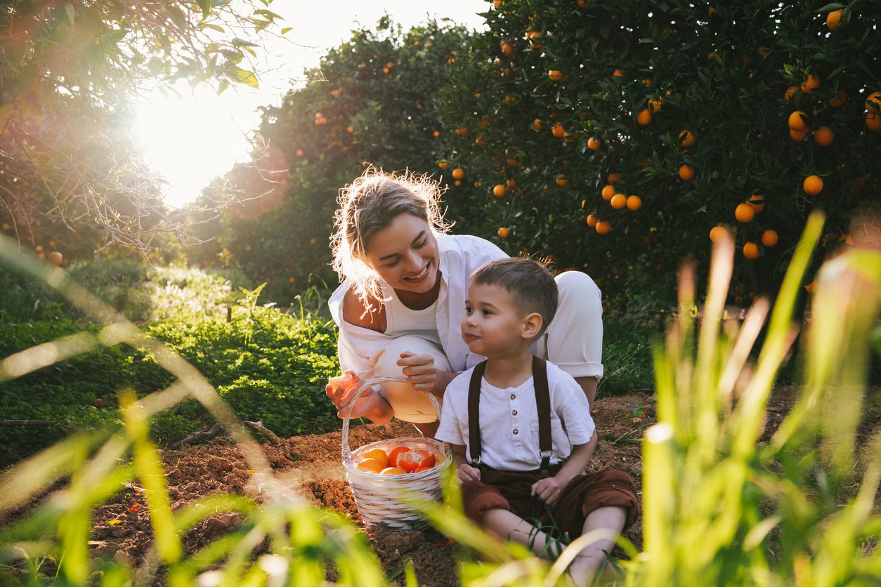 Preschool Garden Parent Happy
