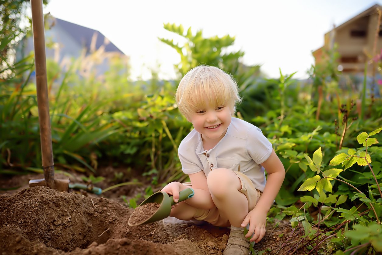 Preschool Gardening Happy