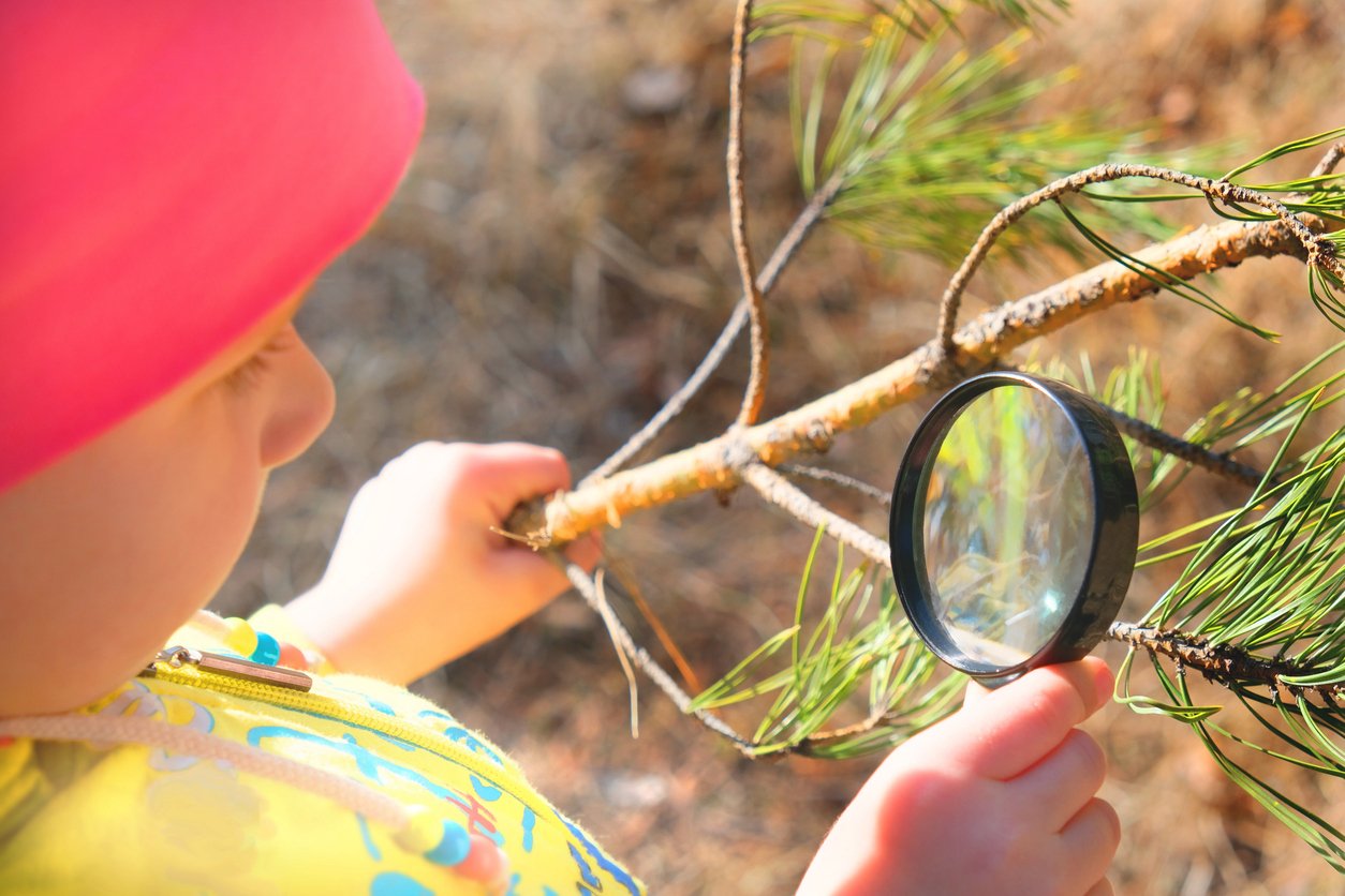 Preschool MagnifyGlass CloseUp