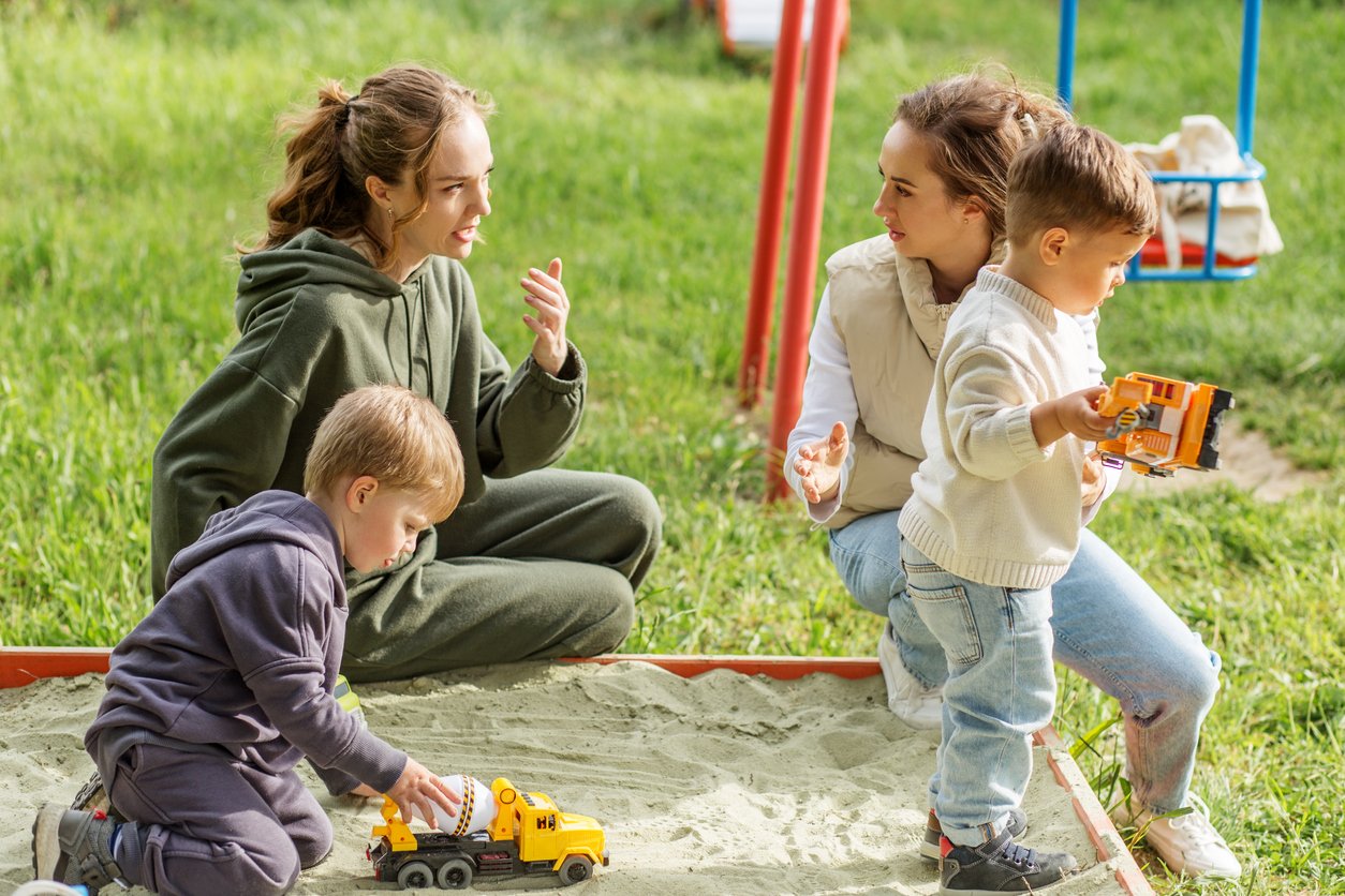 Preschool Sandbox Parents Playground